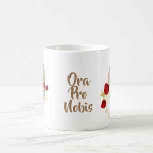 Mug Notre-Dame de Guadalupe Vierge Marie Rose rouge