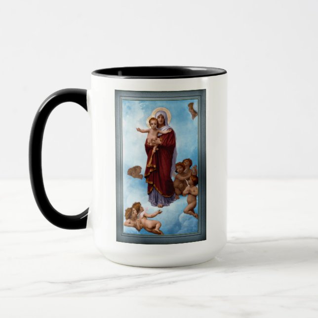Mug Notre-Dame des Anges par William Bouguereau (Gauche)