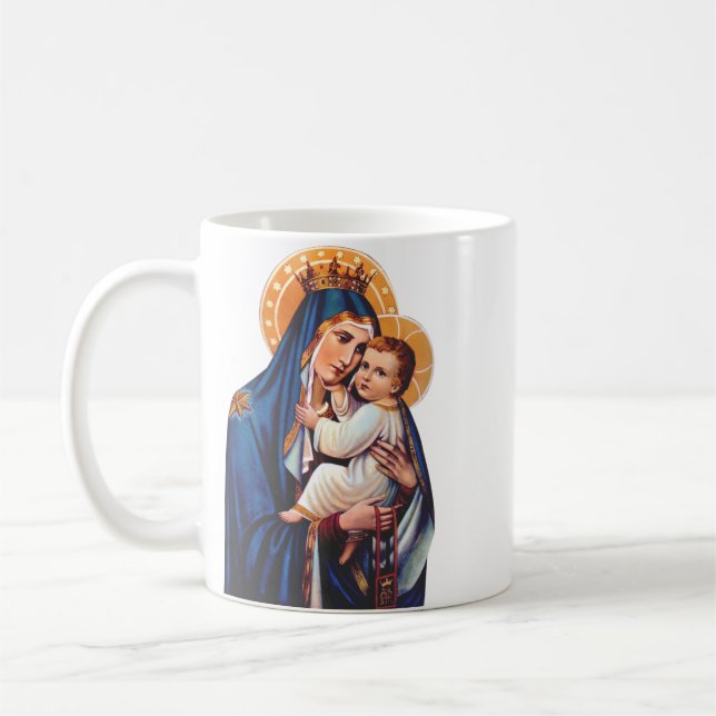 Mug Notre-Dame du Mont-Carmel Art dévotionnel (Gauche)