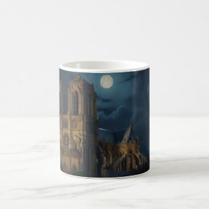 Mug Notre-Dame et l'art de la Pleine lune
