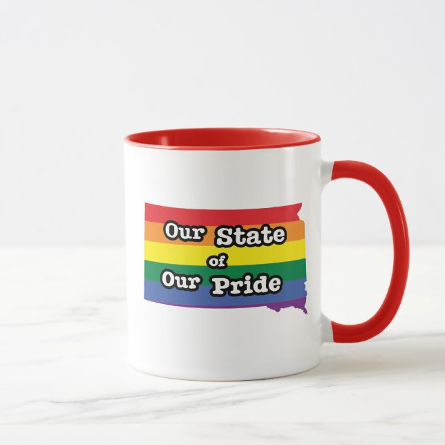 Mug Notre État de notre fierté| Dakota du Sud (Droite)