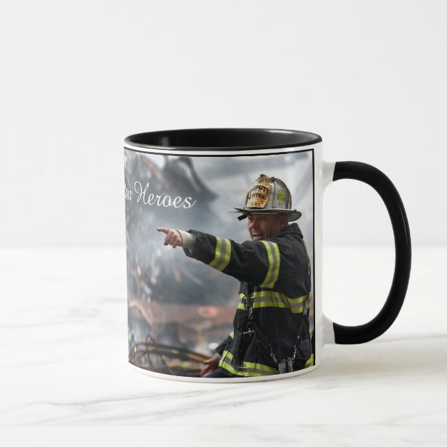 Mug "Notre héros", Tasse à café de soutien des pom (Droite)