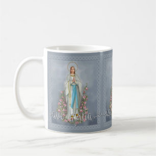 Mug Notre Madame de manuscrit de Vierge Marie d'avenue