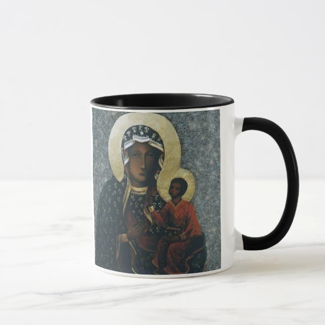 Mug Notre Madame d'image de dévotion de Czestochowa, (Droite)