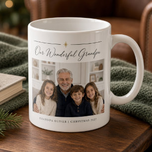 Mug Notre merveilleux grand-père Photo personnalisée d