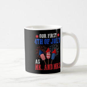 Mug Notre Premier 4 juillet Comme M. Mme Patriot Coupl