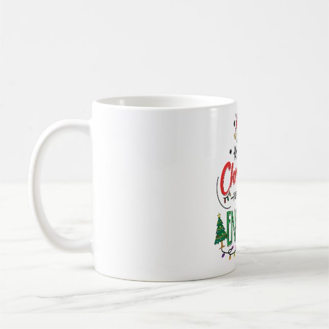 Mug Notre premier couple de jumelage engagé pour Noël (Gauche)