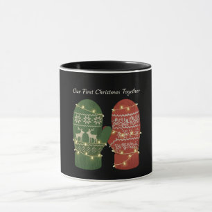 Mug Notre Premier Noël Ensemble Douillet Tricoté