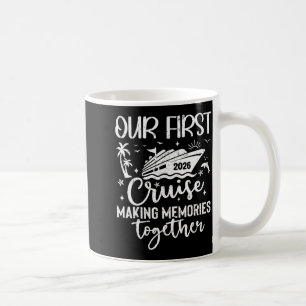 Mug Notre première croisière 2026 ensemble voyage en f