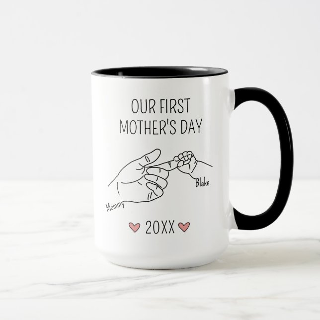 Mug Notre première fête des mères (Droite)