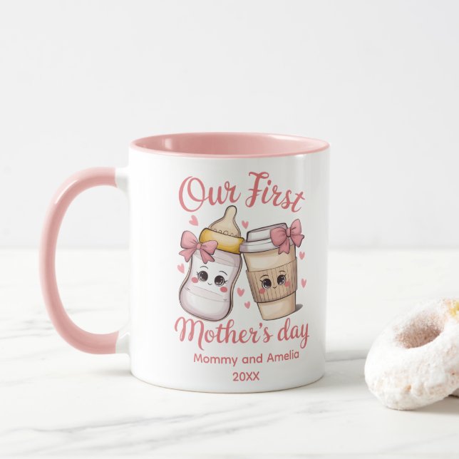 Mug Notre première fête des mères (Avec donut)