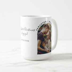 Mug Notre première photo de Noël engagée personnalisée