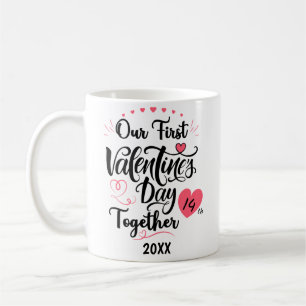 Mug Notre première Saint Valentin ensemble, Personnal