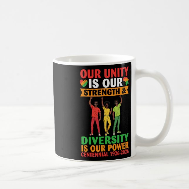 Mug Notre unité est la force de la diversité Centenair (Droite)