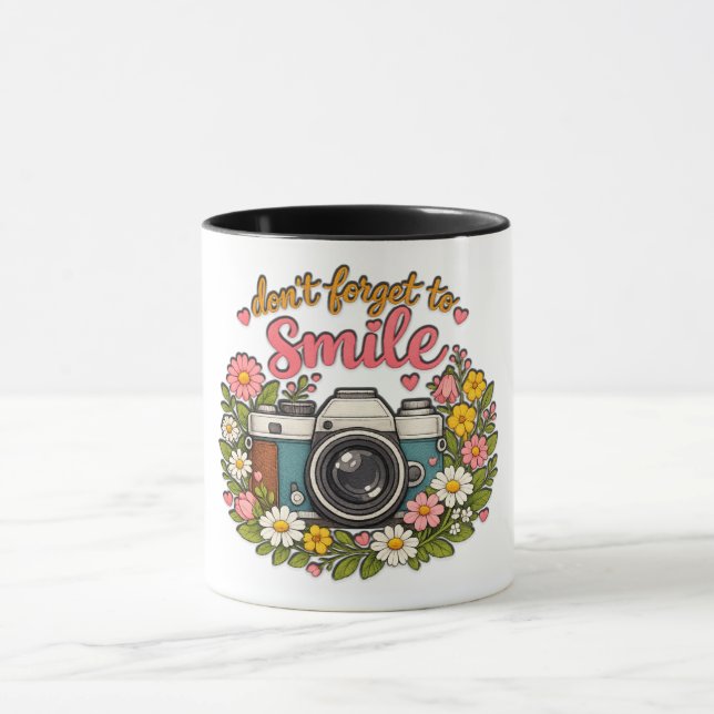 Mug N'oubliez pas de sourire (Centre)