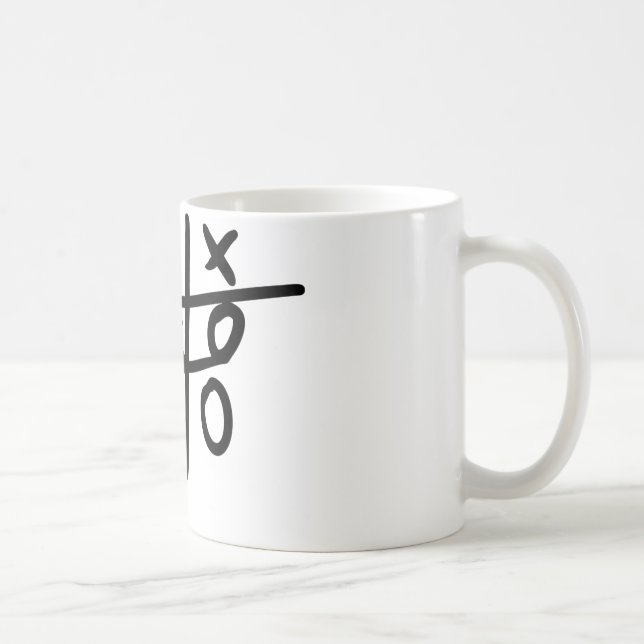 Mug nouilles et croix - tic tac toe (Droite)
