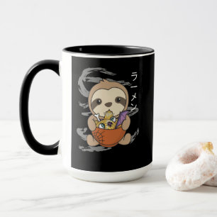 Mug Nouilles Japonaises Nouilles Halloween Sloth Ramen