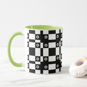Mug Noumétés Et Carré Noir Blanc