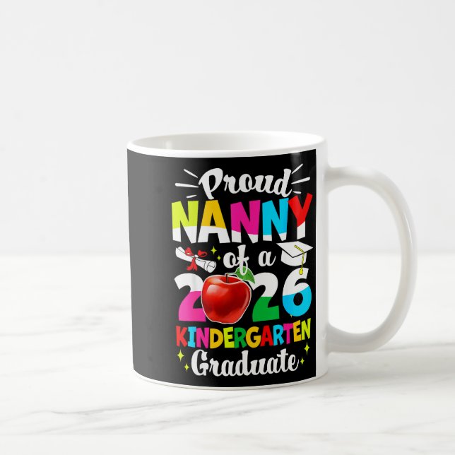 Mug Nounou fière d'une classe de diplômés de 2026  (Droite)