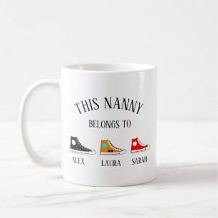 Mug Nounou Personnalisé, Cadeau Nounou Tasse à Caf
