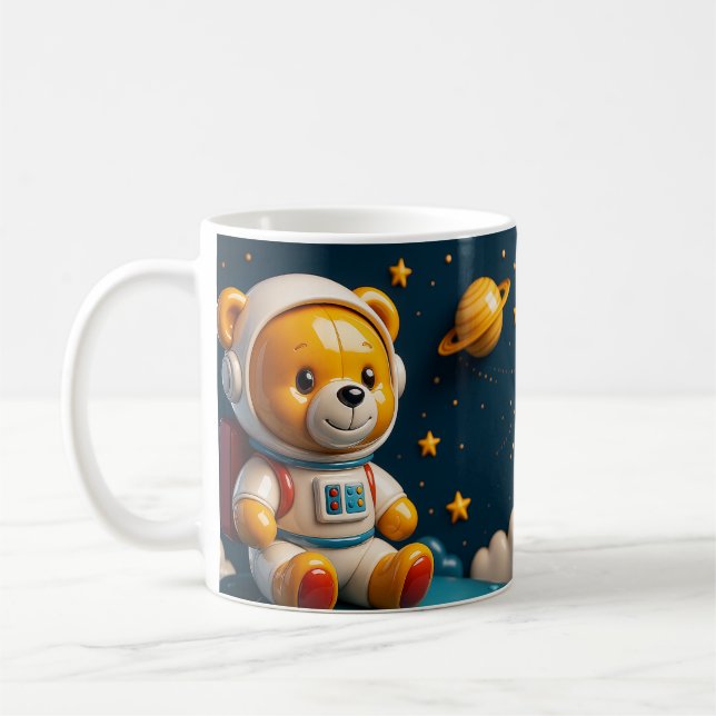 Mug Nounours Astronaute Brillante (Gauche)