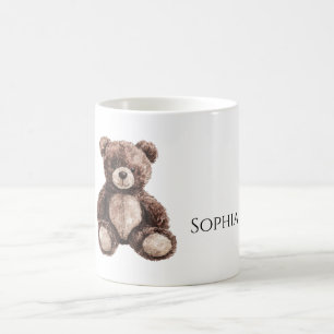 Mug Nounours Ours en Peluche Brun au Chocolat