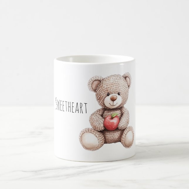 Mug Nounours Ours en peluche tricoté Apple (Centre)