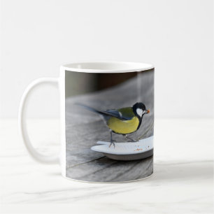 Mug Nourriture Blue Tit d'une plaque de gâteau café Mu