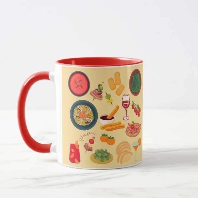 Mug Nourriture Espagne (Gauche)