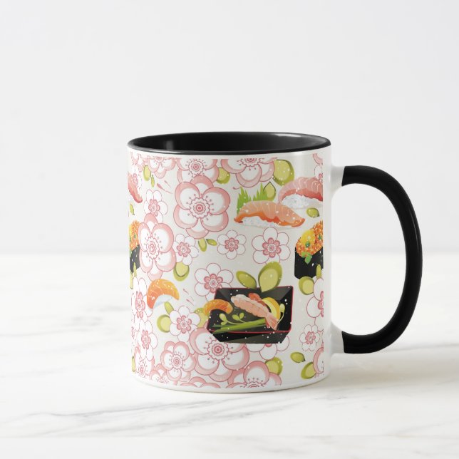 Mug Nourriture japonaise : Motif 2 de sushi (Droite)