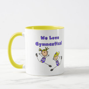 Mug Nous aimons les Tshirts et les cadeaux de gymnasti