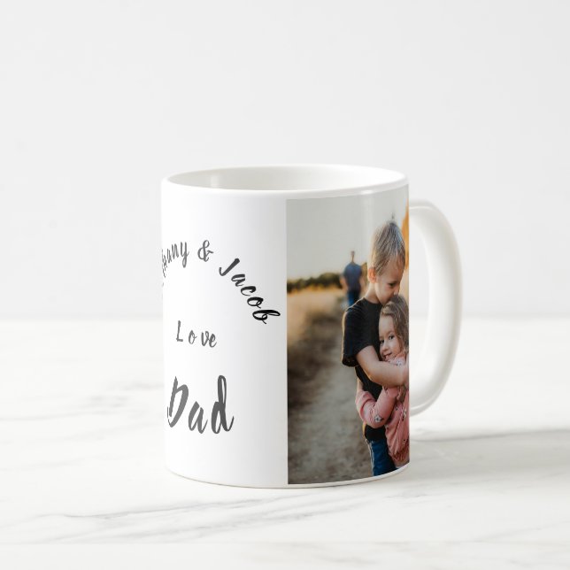 Mug Nous aimons papa (Devant droit)