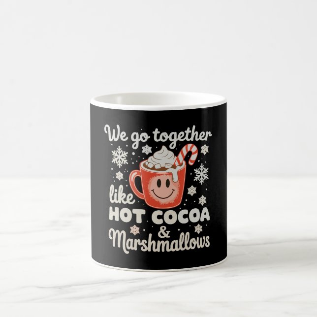 Mug Nous allons ensemble comme des guimauves de cacao  (Centre)