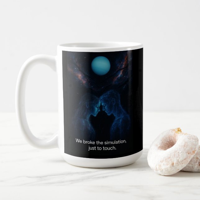Mug Nous avons brisé la simulation  (Avec donut)