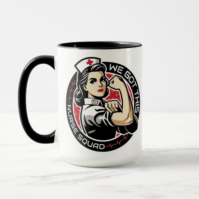 Mug Nous avons cette équipe d'infirmières forte, appré (Gauche)