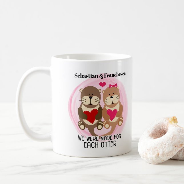Mug Nous avons été faits pour chaque jour de Valentine (Avec donut)