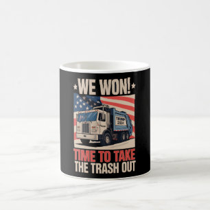 Mug Nous avons gagné du temps pour sortir les poubelle