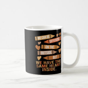 Mug Nous avons le même cœur à l'intérieur de l'unité d