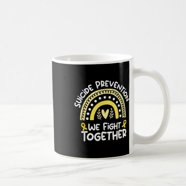 Mug Nous Combattons Ensemble Une Chemise De Sensibilis (Droite)