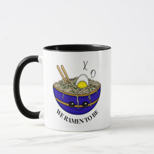 Mug Nous Étions Destinés À Être   Funny Ramen Pun