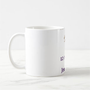 Mug Nous faisons toujours marron rose nom date année b