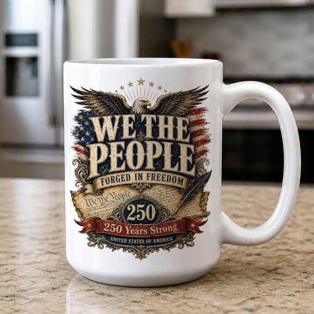 Mug Nous Le Peuple Aigle Amérique 250 (Créateur téléchargé)