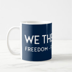 Mug NOUS LE PEUPLE Liberté Paix Égalité   Bleu
