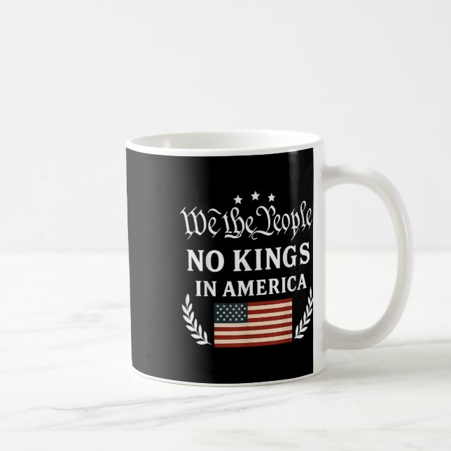 Mug Nous Le Peuple Pas De Rois En Amérique Démocratie  (Droite)
