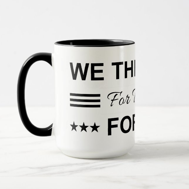 Mug Nous Le Peuple Pour Le Peuple Pour Toujours (Gauche)