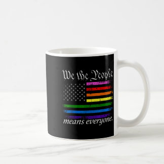 Mug Nous Le Peuple Signifie Tout Le Monde Fierté USA É