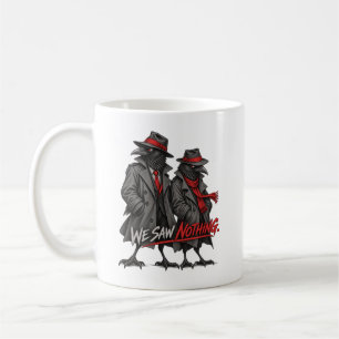 Mug Nous n'avons rien vu drôle Duo de corbeaux Design