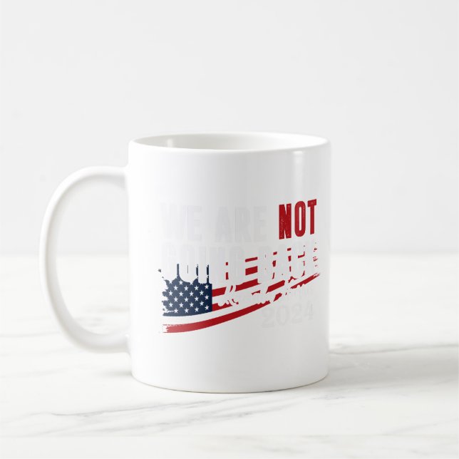 Mug Nous ne reviendrons pas" Kamala Harris 2024 (Gauche)