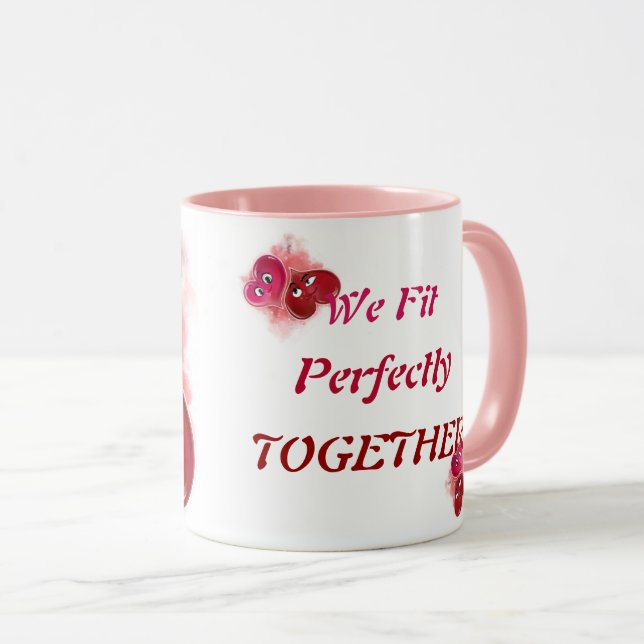 Mug Nous nous accordons parfaitement ensemble Saint-Va (Devant droit)