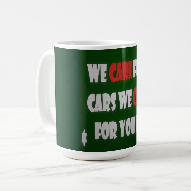 Mug Nous Nous Occupons Des Voitures (Devant gauche)